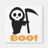 Grimmiger Sensenmann Magnet (Vorne)