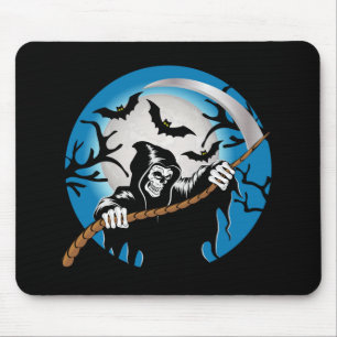 Grimmiger Sensenmann Mousepad