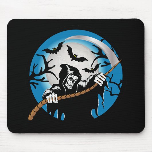 Grimmiger Sensenmann Mousepad (Vorne)
