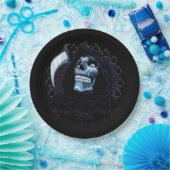 Grimmiger Sensenmann Pappteller (Party)