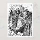 Grimmiger Sensenmann Postkarte (Vorderseite)