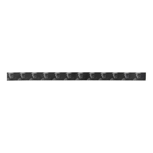 Grimmiger Sensenmann Satinband (Vorderseite)