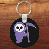 Grimmiger Sensenmann Schlüsselanhänger (Vorderseite)