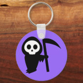 Grimmiger Sensenmann Schlüsselanhänger (Vorderseite)