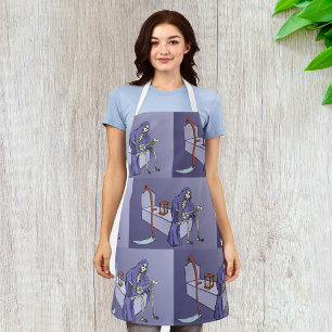 Grimmiger Sensenmann Schürze