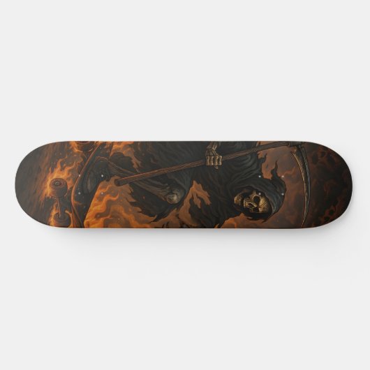 Grimmiger Sensenmann Skateboard (Horizontal)