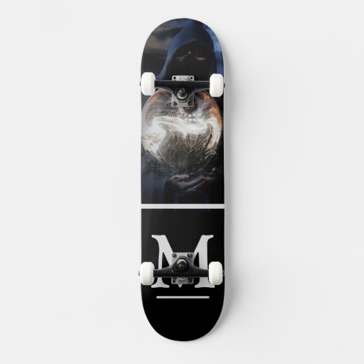 Grimmiger Sensenmann Skateboard (Vorderseite)