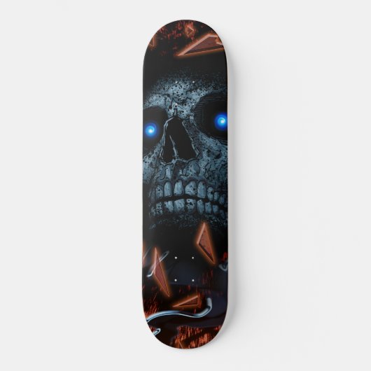Grimmiger Sensenmann Skateboard (Vorderseite)