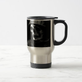 Grimmiger Sensenmann Skull Reisebecher
