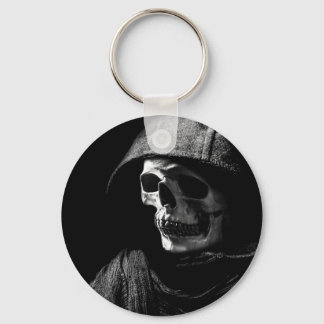 Grimmiger Sensenmann Skull Schlüsselanhänger