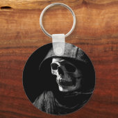 Grimmiger Sensenmann Skull Schlüsselanhänger (Vorderseite)