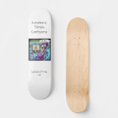 Grimmiger Sensenmann & Skythe Funny Skateboards (Vorderseite)