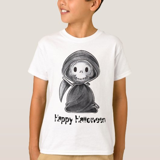 Grimmiger Sensenmann T - Shirt (Vorderseite)