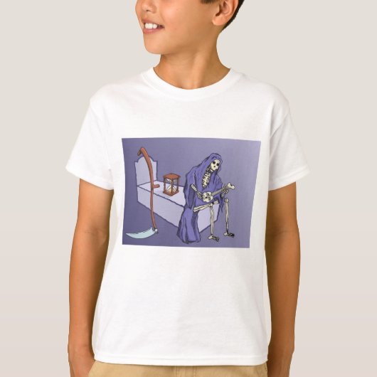 Grimmiger Sensenmann T-Shirt (Vorderseite)