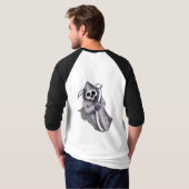 Grimmiger Sensenmann T-Shirt (Schwarz voll)