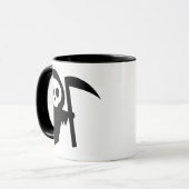 Grimmiger Sensenmann Tasse (Vorderseite Links)