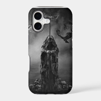 Grimmiger Sensenmann-Telefon-Kasten
