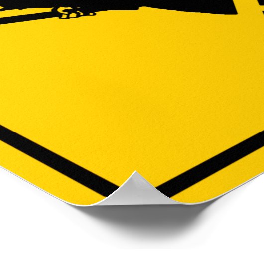 Grimmiger Sensenmann / Totenüberquerung Poster (Ecke)