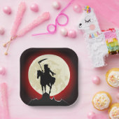 Grimmiger Sensenmann Vollmond Pappteller (Party)