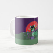 Grimmiger Sensenmann Welpe Kaffeetasse (Vorderseite Links)