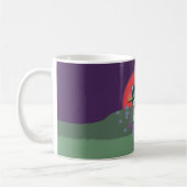 Grimmiger Sensenmann Welpe Kaffeetasse (Links)