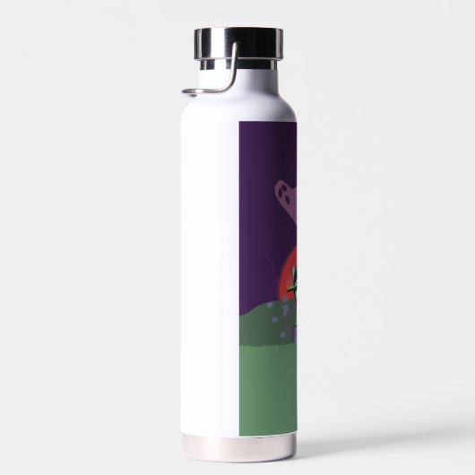 Grimmiger Sensenmann Welpe Trinkflasche (Rechts)