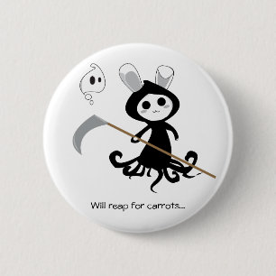 Grimmiges Häschen Button