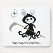 Grimmiges Häschen Mousepad (Vorne)