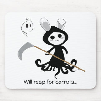 Grimmiges Häschen Mousepad