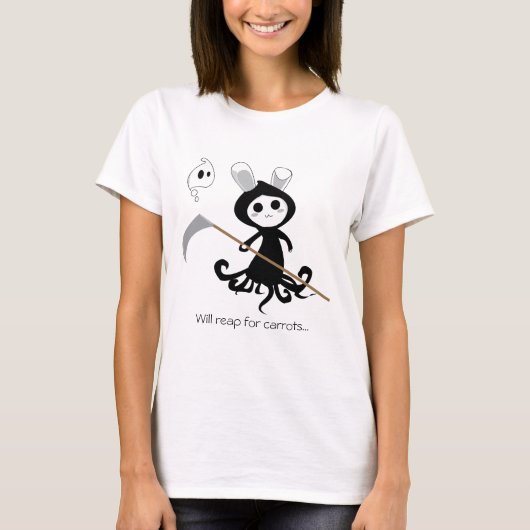 Grimmiges Häschen T-Shirt (Vorderseite)