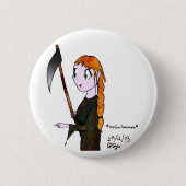 Grimmiges Reaperess Button (Vorderseite)