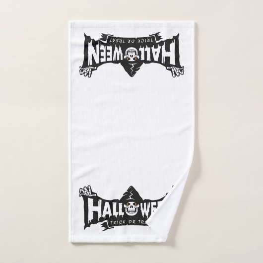 Grimmiges Sensenmann Halloween Badetücher Set (Handtuch)