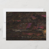 Grimmiges Sensenmann Halloween-Party Einladung (Rückseite)