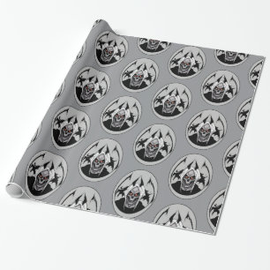 Grimmiges Sensenmann Halloween Wrapping Paper Geschenkpapier