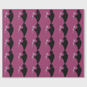 Grimmiges Sensenmann Halloween Wrapping Paper Geschenkpapier (Flach)