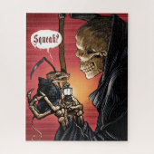 Grimmiges Sensenmann Puzzle (Vertikal)