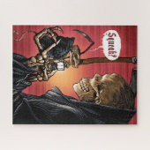 Grimmiges Sensenmann Puzzle (Horizontal)