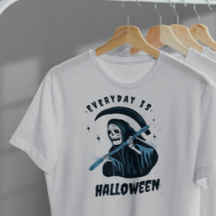 Grimmiges Sensenmann Toath Halloween T-Shirt