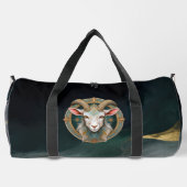 Grimmloch Goat Emblem Fantasy RPG Duffle Bag (Rückseite)