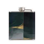 Grimmloch Goat Emblem Fantasy RPG Flachmann (Rückseite)