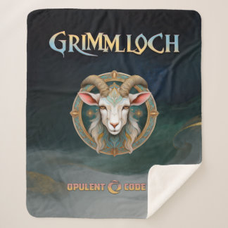 Grimmloch Goat Emblem Fantasy RPG Single-Sided Sherpadecke