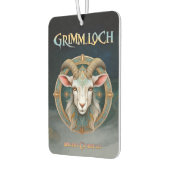 Grimmloch-Ziegen-Emblem Fantasy-RPG Autolufterfrischer (Links)
