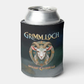 Grimmloch-Ziegen-Emblem Fantasy-RPG Dosenkühler (Kanne Vorderseite)