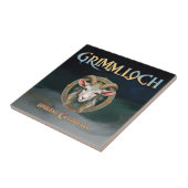 Grimmloch-Ziegen-Emblem Fantasy-RPG Fliese (Seite)