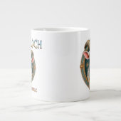 Grimmloch-Ziegen-Emblem Fantasy-RPG Jumbo-Tasse (Vorderseite)