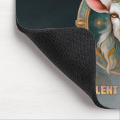 Grimmloch-Ziegen-Emblem Fantasy-RPG Mousepad (Ecke)