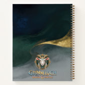 Grimmloch-Ziegen-Emblem Fantasy-RPG Notizblock (Rückseite)