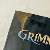 Grimmloch-Ziegen-Emblem Fantasy-RPG Strandtuch (Beispiel)