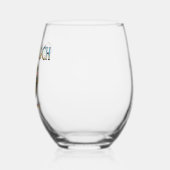 Grimmloch-Ziegen-Emblem Fantasy-RPG Weinglas Ohne Stiel (Links)