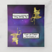 Grimm's Imaginarium Table Signs Terminkarte (Innenseite Aufgefaltet)